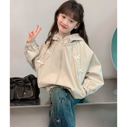 リボン付きフーディジャケット wrw25aw12