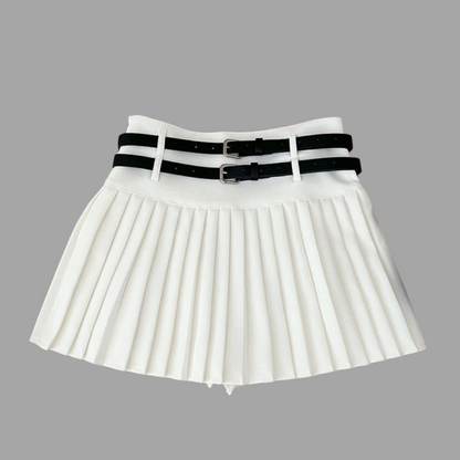 ダブルベルトプリーツスカート　wrw25aw050