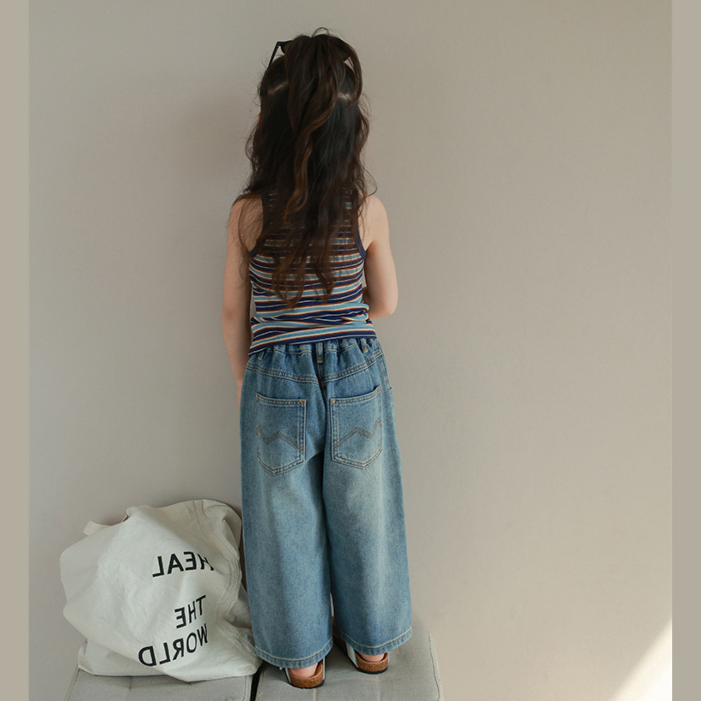 【メール便OK】ワイドデニムパンツ　wrw24aw063