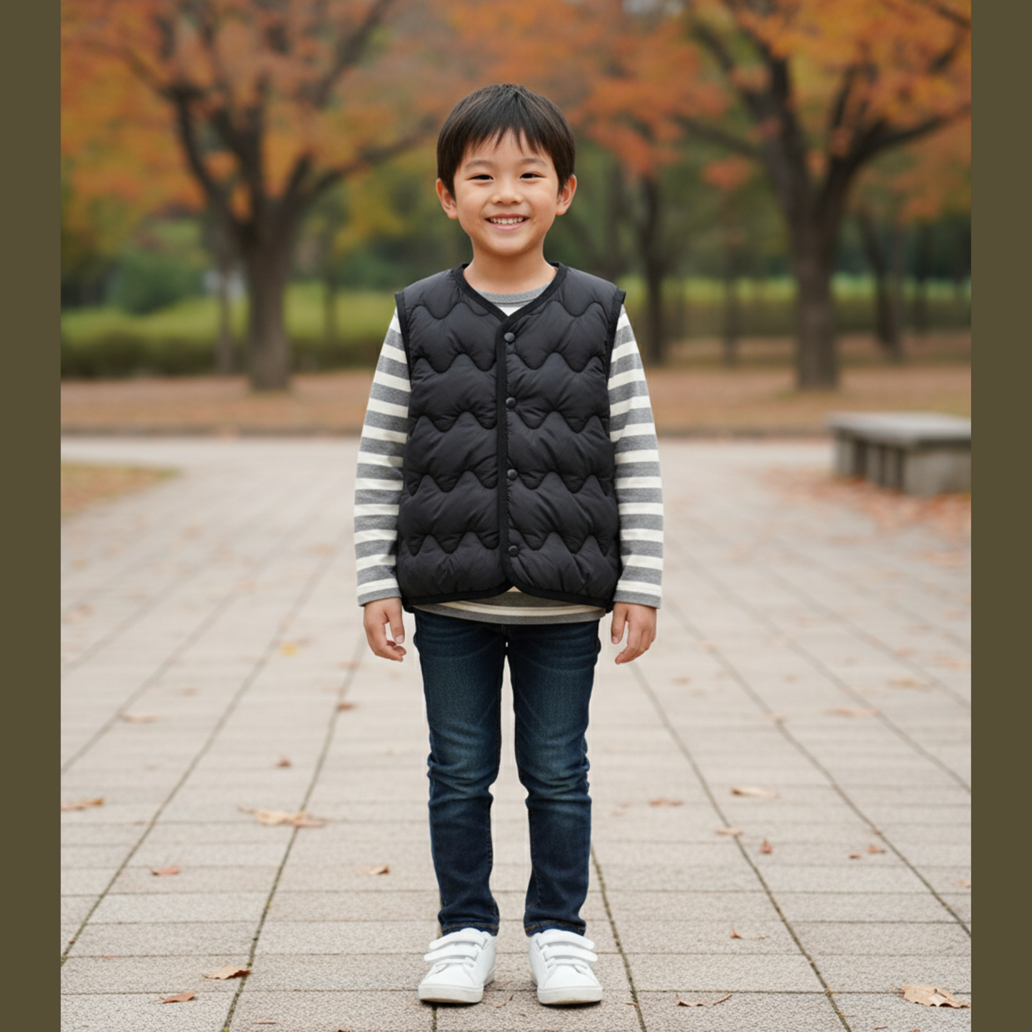 キルティング中綿ベスト  wrw25aw110