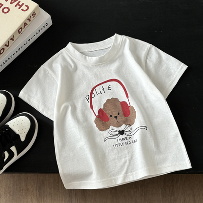 ポップイラストクルーネックＴシャツ     wrw1062486