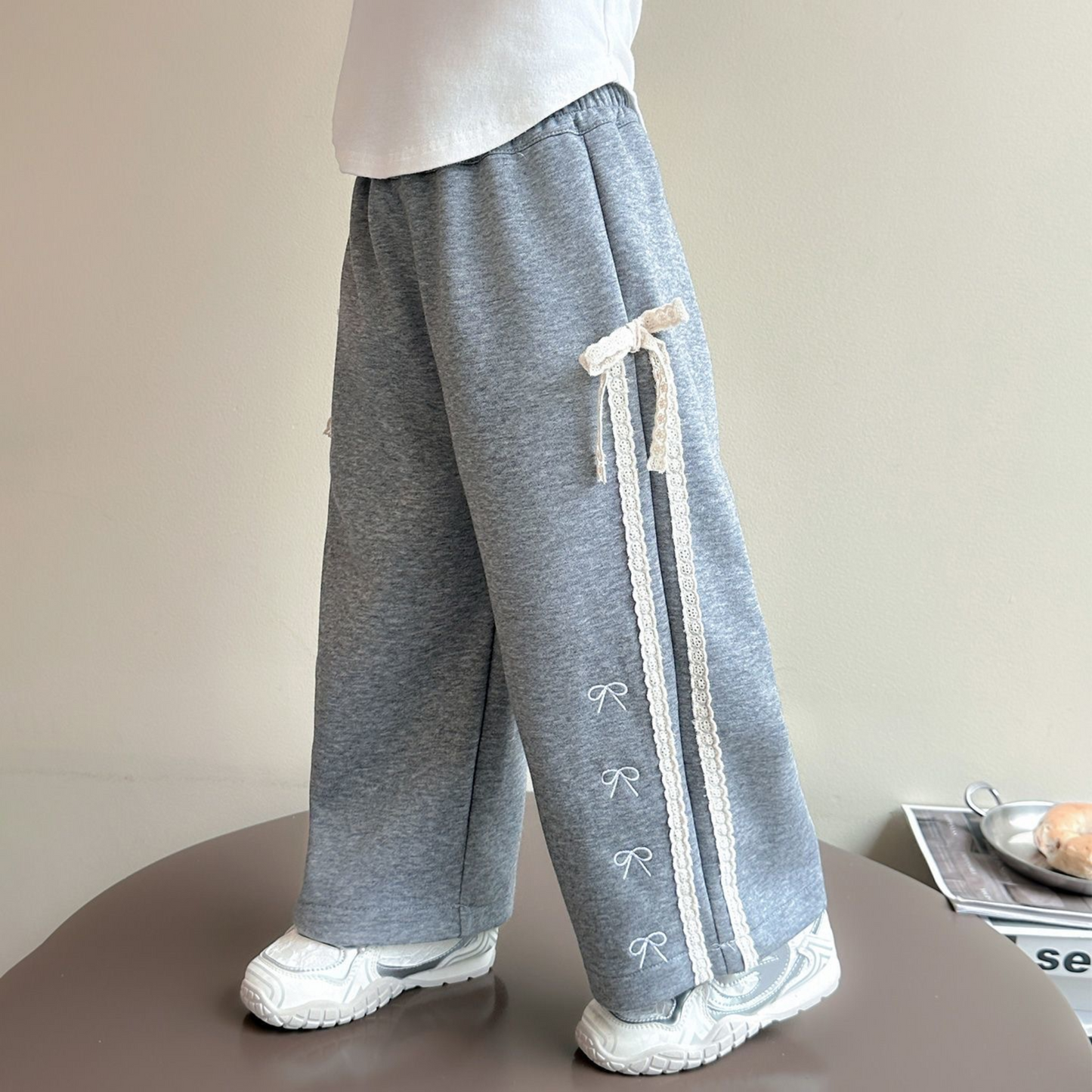 サイドリボンスウェットパンツ  wrw25aw084