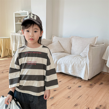 【メール便OK】ドロップショルダーボーダーロンT　wrw24aw007 / wrw24ss312