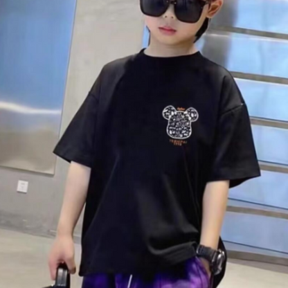 【メール便OK】くまプリントTシャツ   wrw2062046