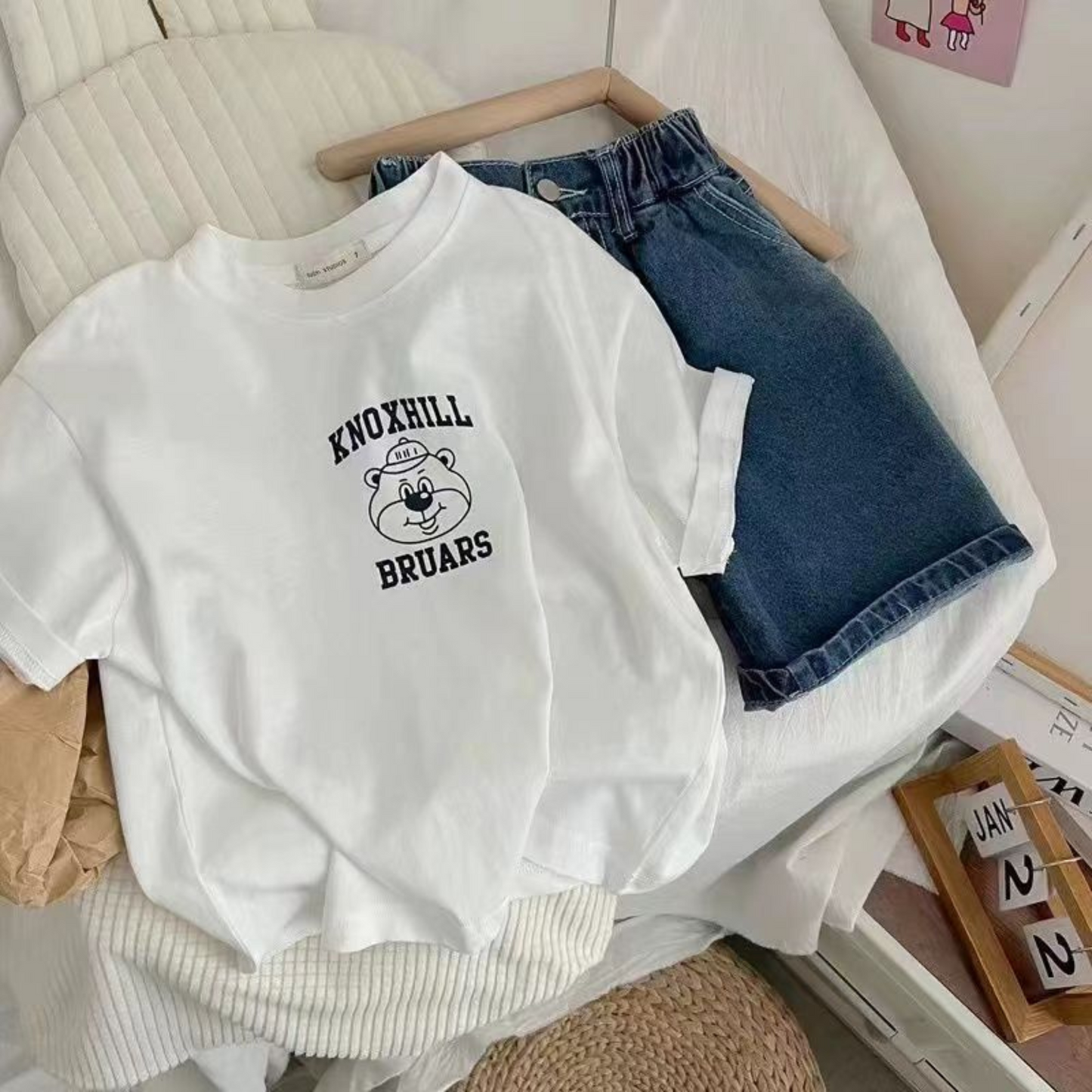 【メール便OK】「KNOXHILL」ロゴグラフィックTシャツ   wrw25ss328