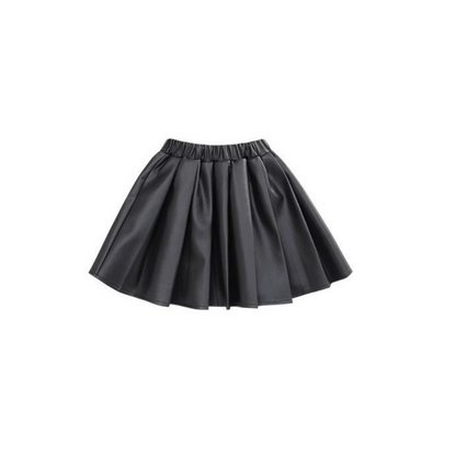 レザー質感プリーツスカート　wrw24aw171