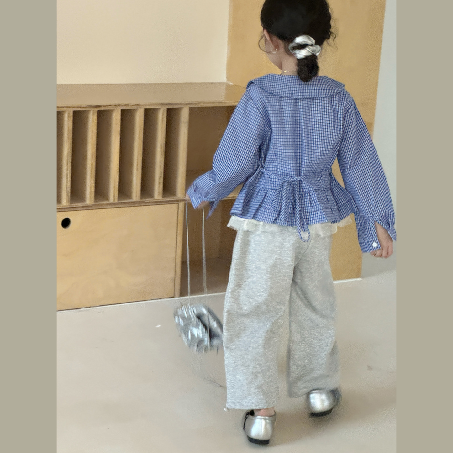 チュール付きスウェットパンツ  wrw25sp128