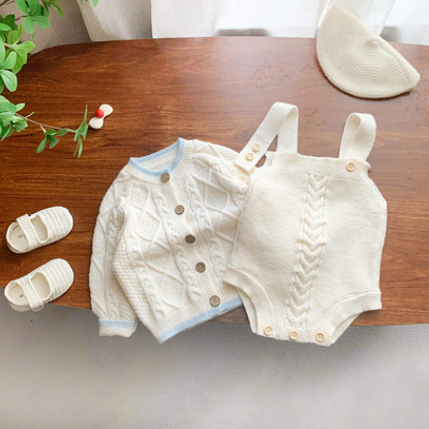 ニットサロペットロンパース wrw25aw021