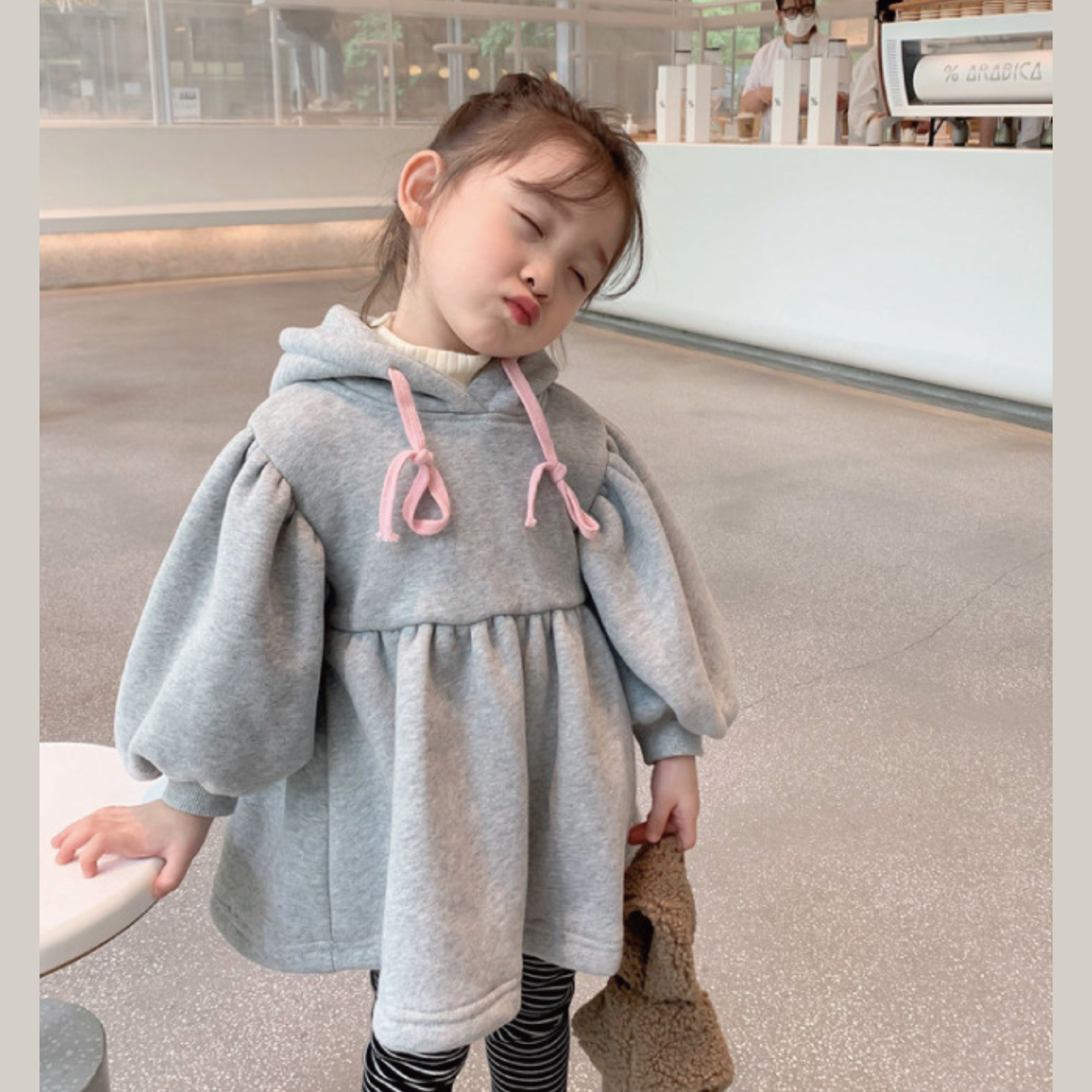 スウェットパーカーワンピース  wrw24aw335