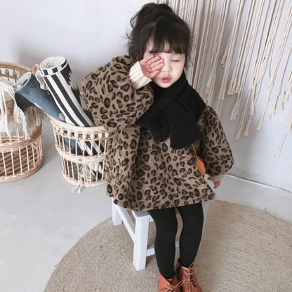 ふわふわのヒョウ柄アウター  wrw24aw351