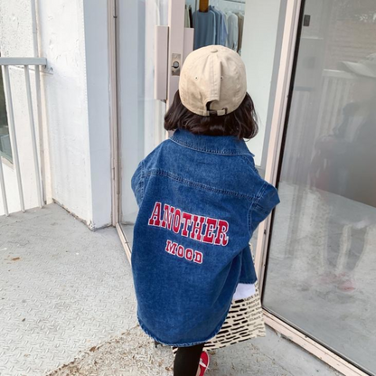 【メール便OK】グラフィックデニムコートシャツ　wrw25aw106