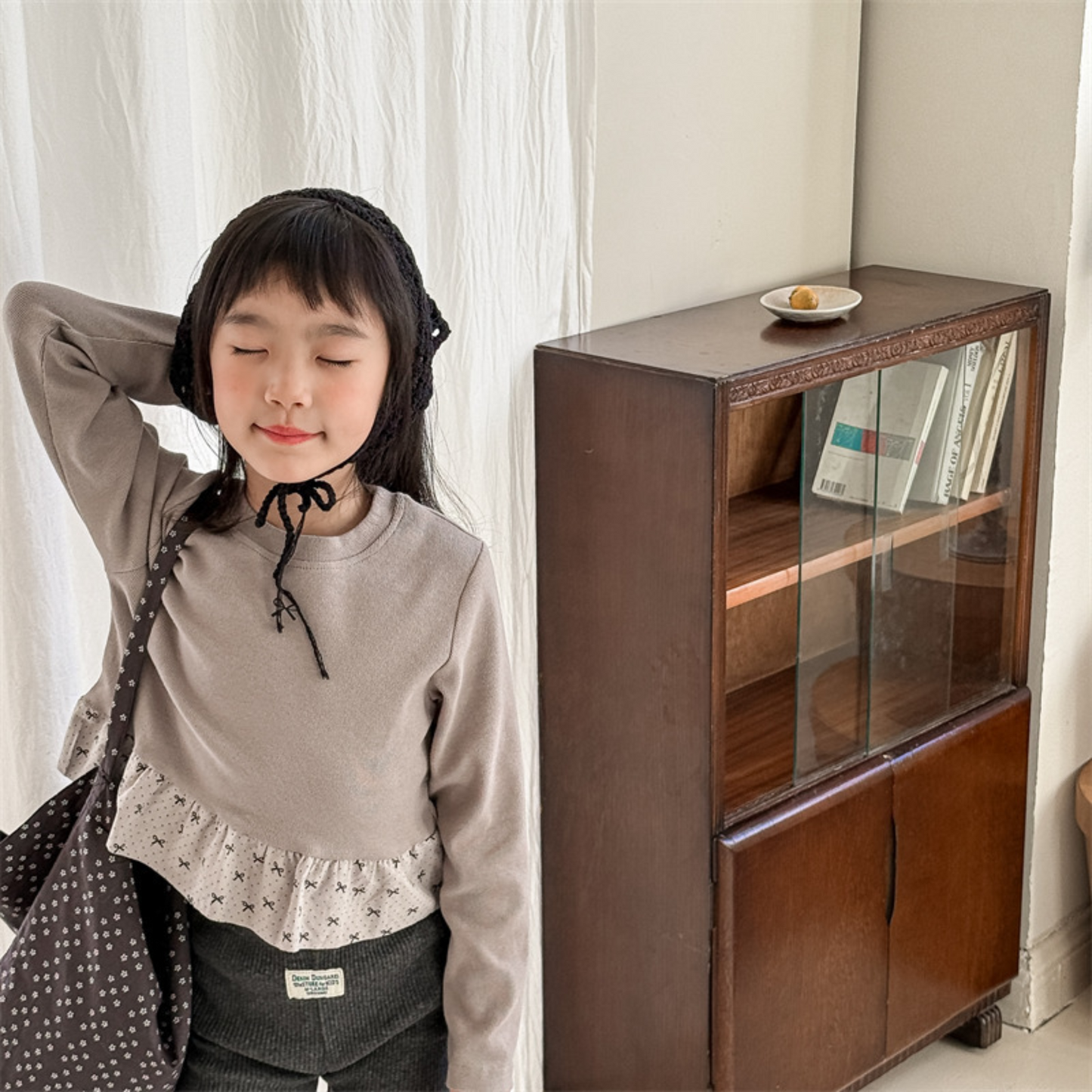 【メール便OK】裾フリルロンT  wrw25aw089