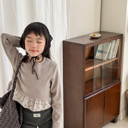 【メール便OK】裾フリルロンT  wrw25aw089