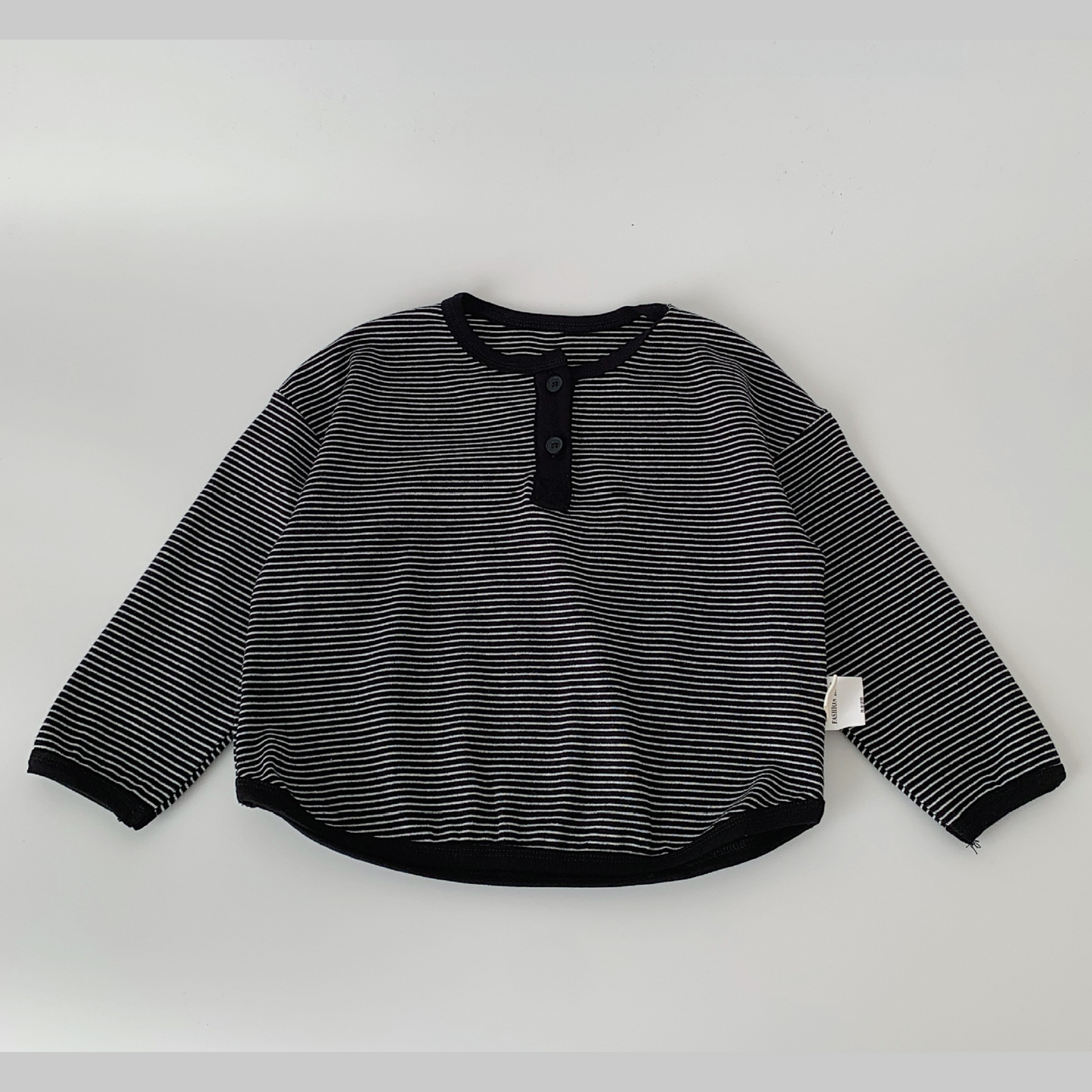 【メール便OK】ボーダーヘンリーネックロンT   wrw25aw132