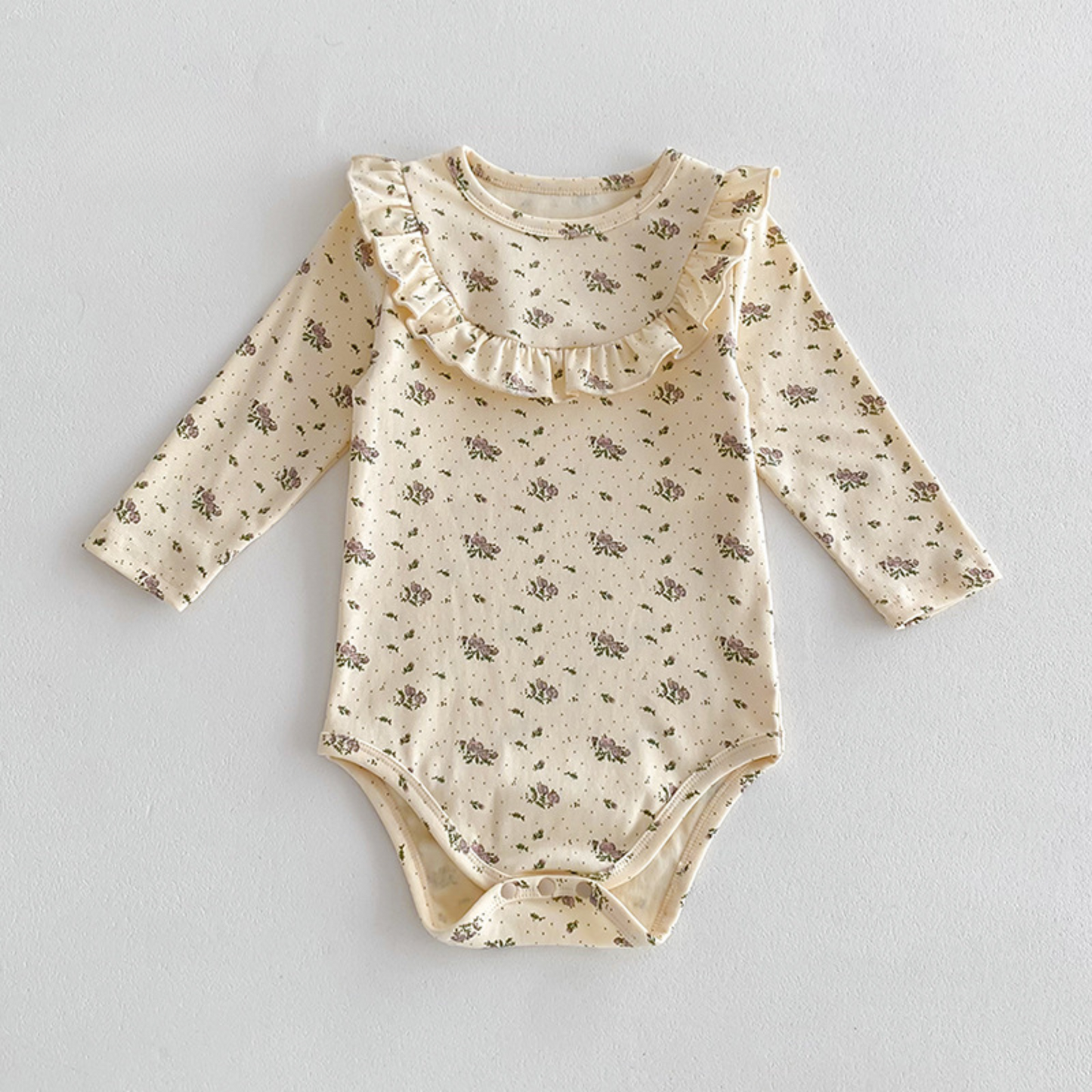 フリル長袖ロンパース    wrw25aw067