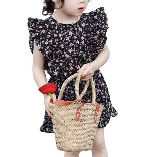 【メール便OK】花柄セットアップ    wrw24ss477
