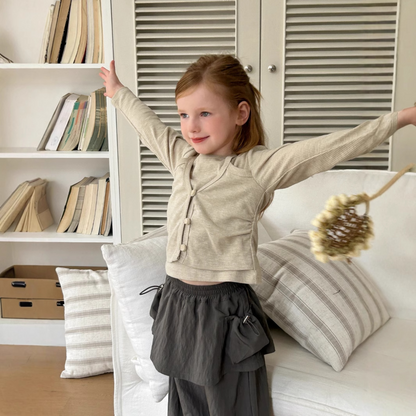 【メール便OK】ベスト風2レイヤーデザインロンT  wrw25aw079