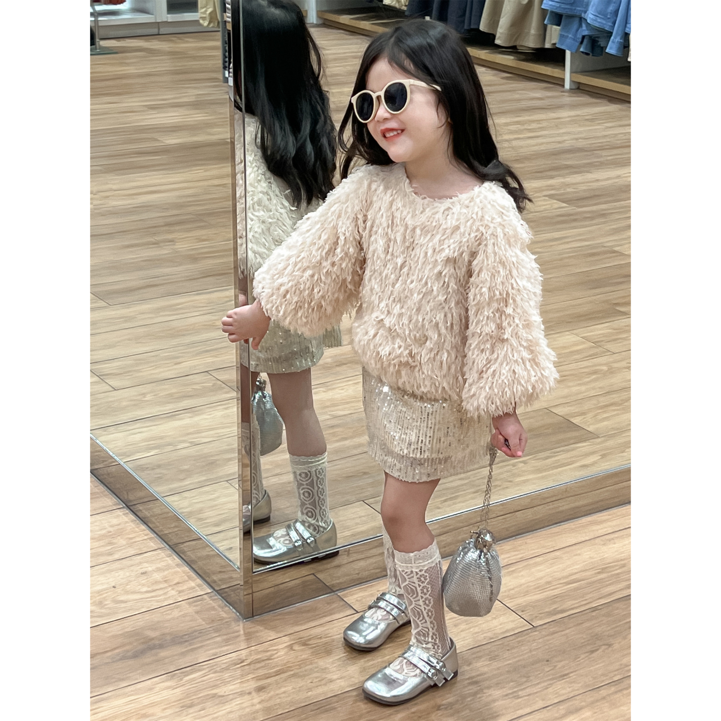 もこもこフリンジトップス　wrw25aw265