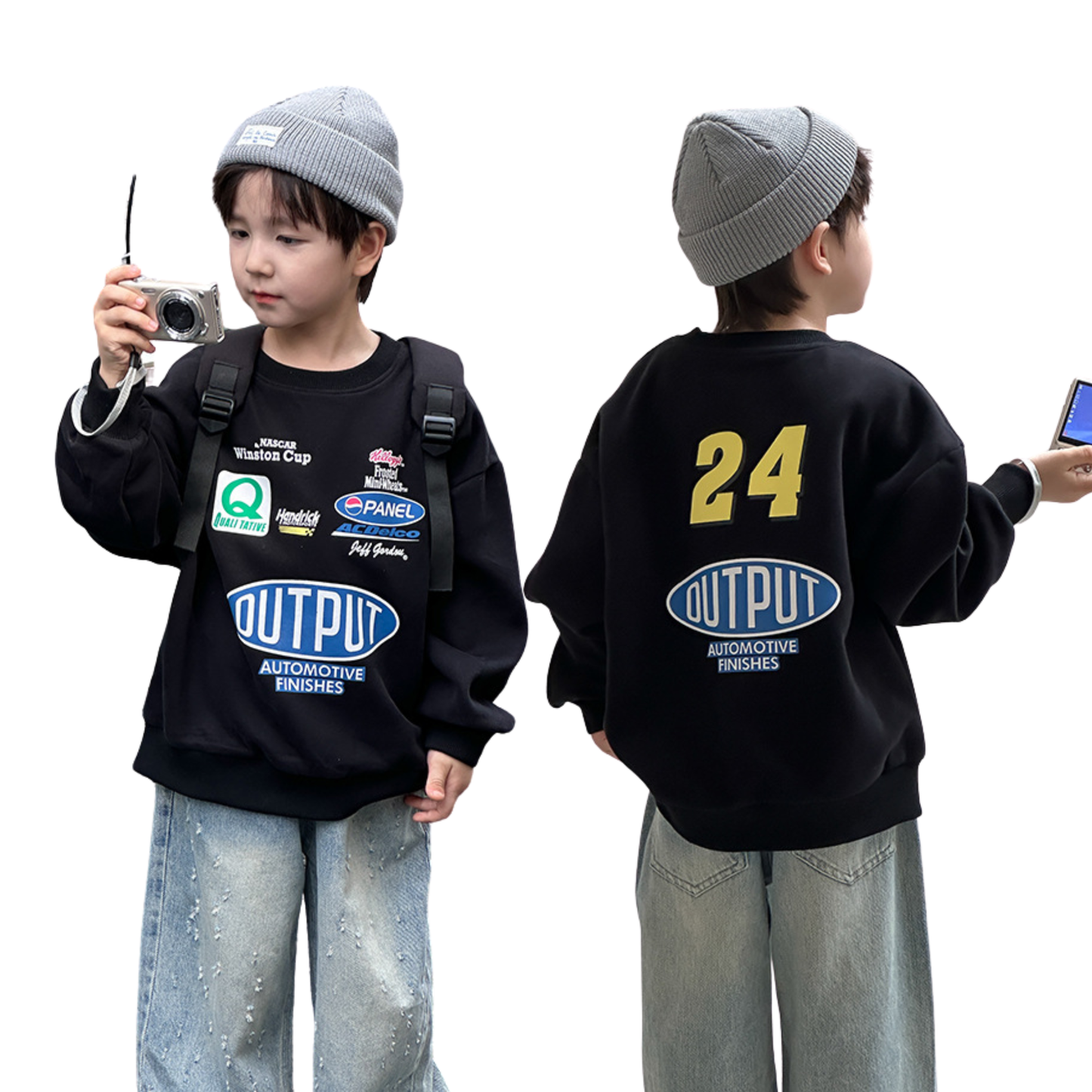 ロゴグラフィックビッグスウェット　wrw25aw267