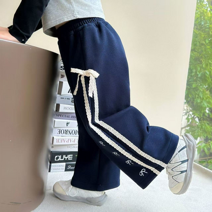 サイドリボンスウェットパンツ  wrw25aw084