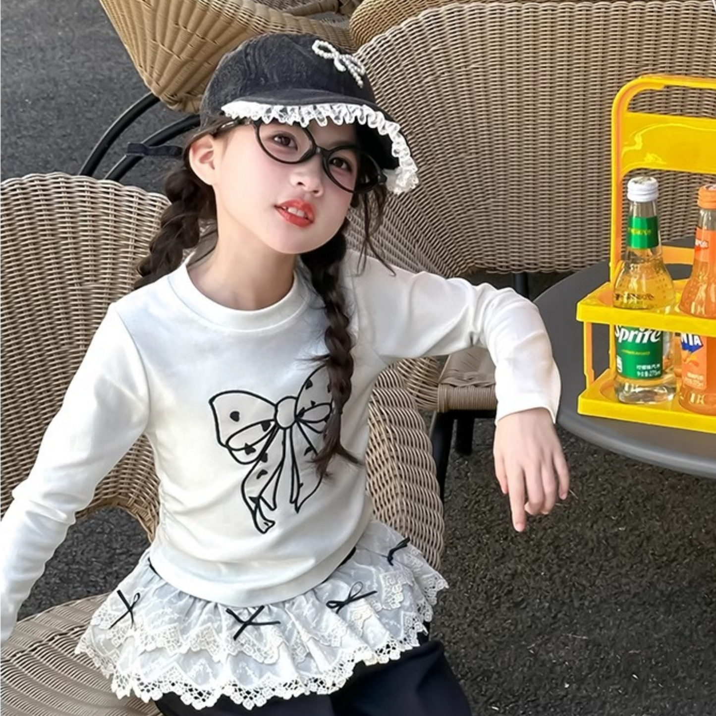 AラインリボンロンT   wrw25sp135