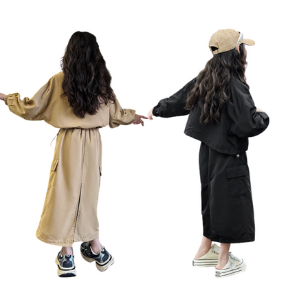 【2点セット】ジャケットxカーゴスカートwrw25aw062