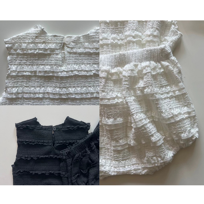 【メール便OK】モノトーンベビーセットアップ   wrw25ss407