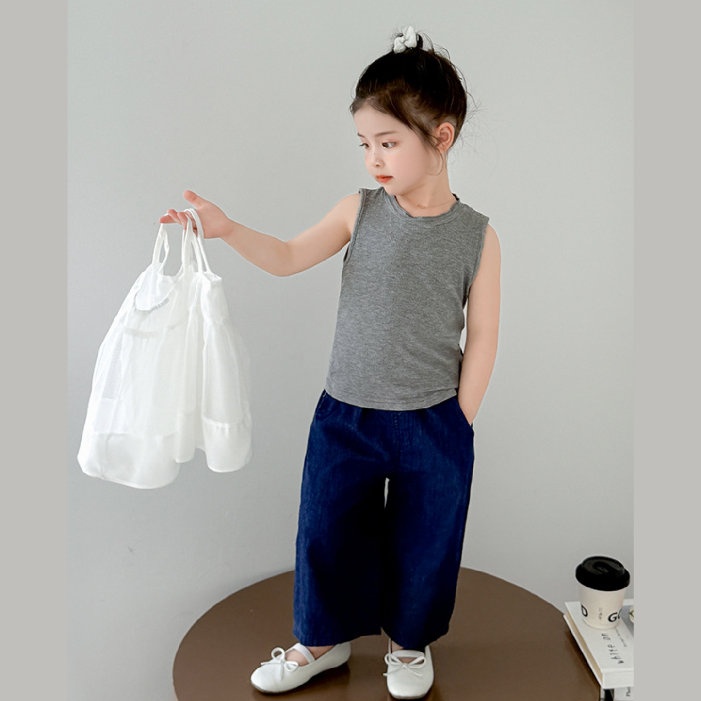 【メール便OK】チュールキャミソールTシャツ wrw25ss394