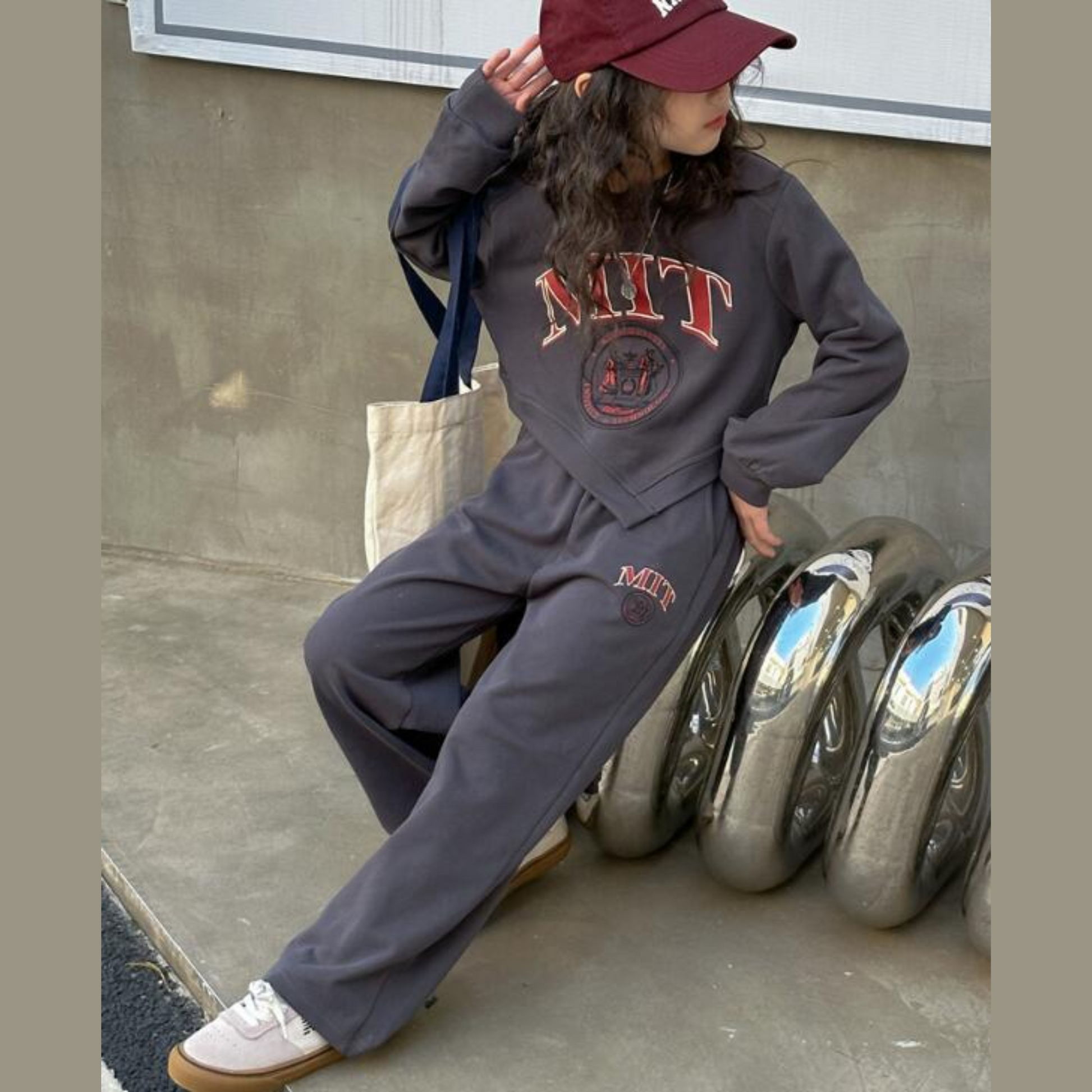 euw セットアップ セール】【上下セット】ワンポイント 刺繍 ロゴ スウェット