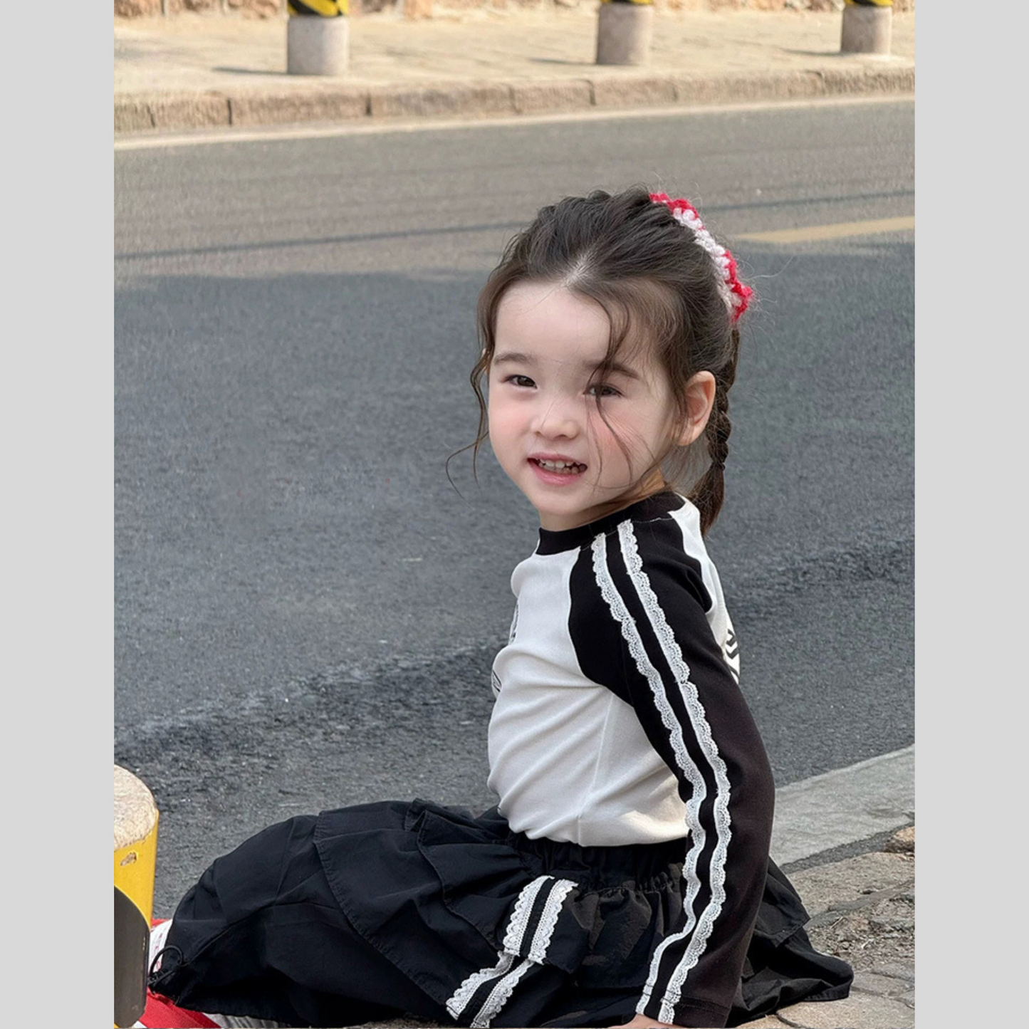 【メール便OK】レースラインロゴプリントロンT   wrw25aw133