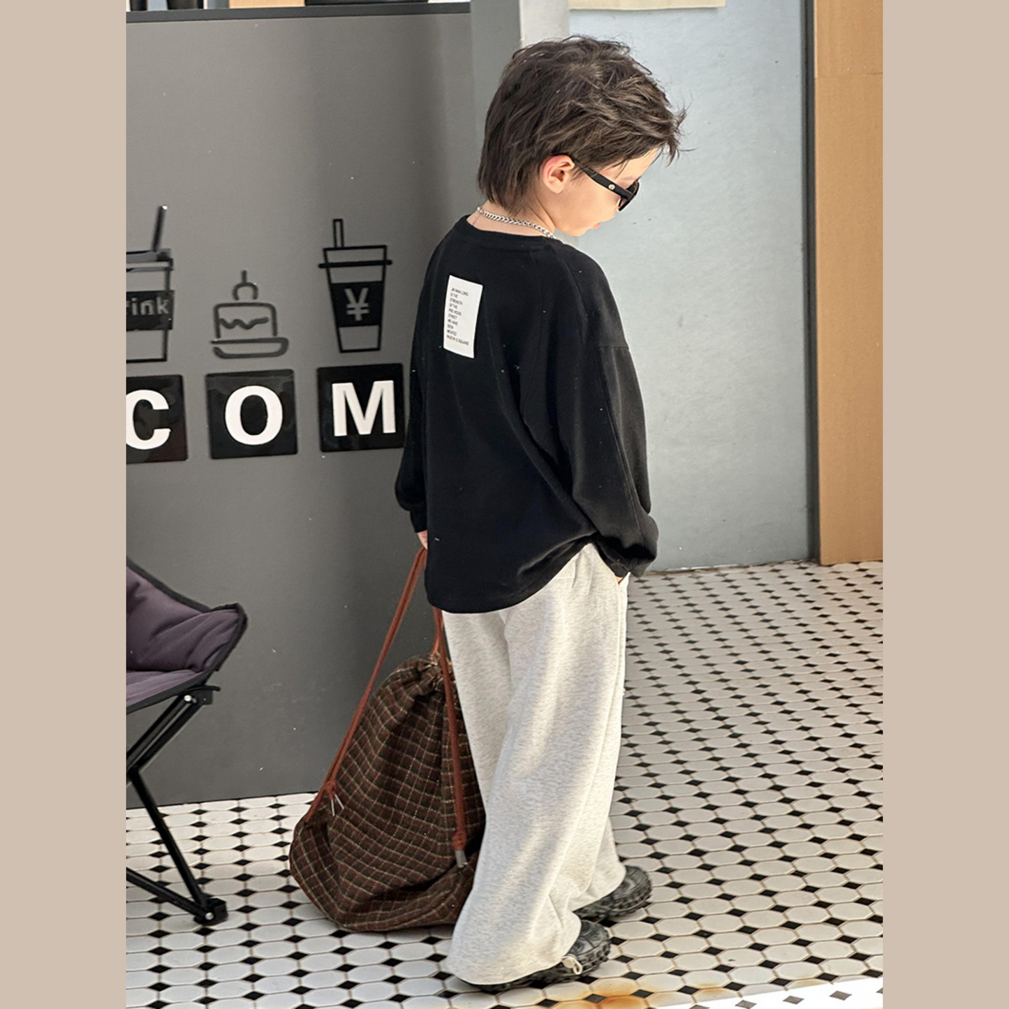 【メール便OK】秋に映えるバックタグロンT  wrw24aw014