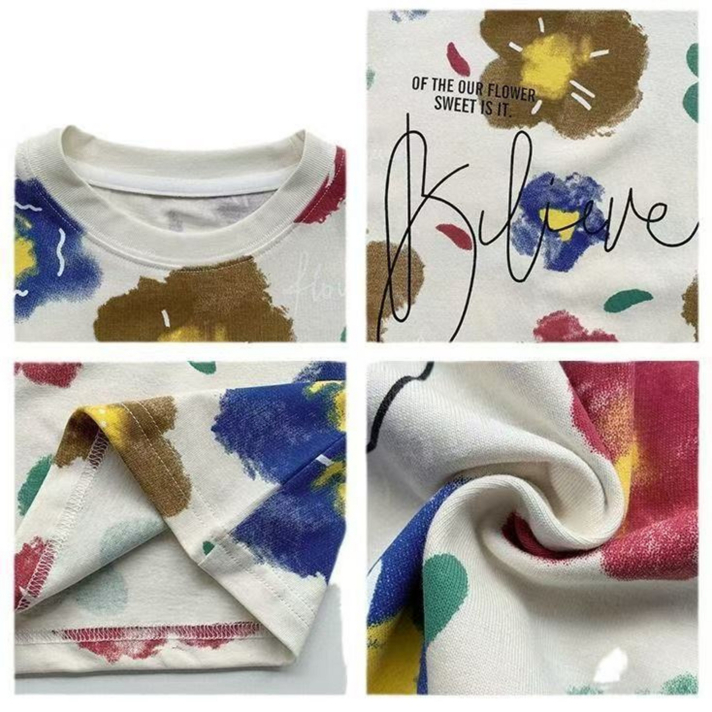 【メール便OK】フラワーキャンバスTシャツ  wrw25ss191