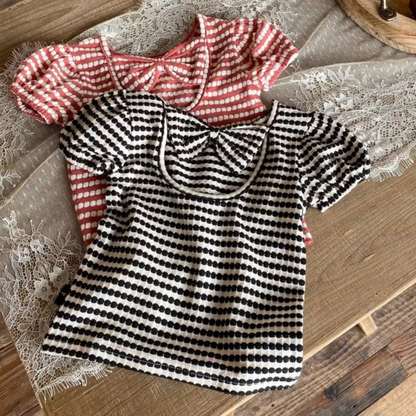 【メール便OK】バックリボンTシャツ wrw25ss441