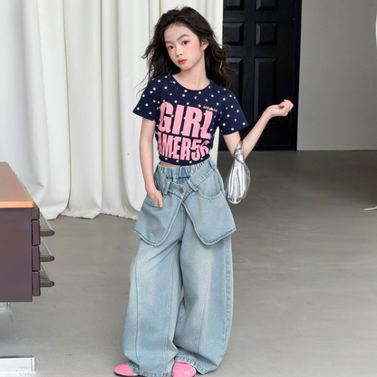 スター総柄 Y2K グラフィックTシャツ    wrw1062456