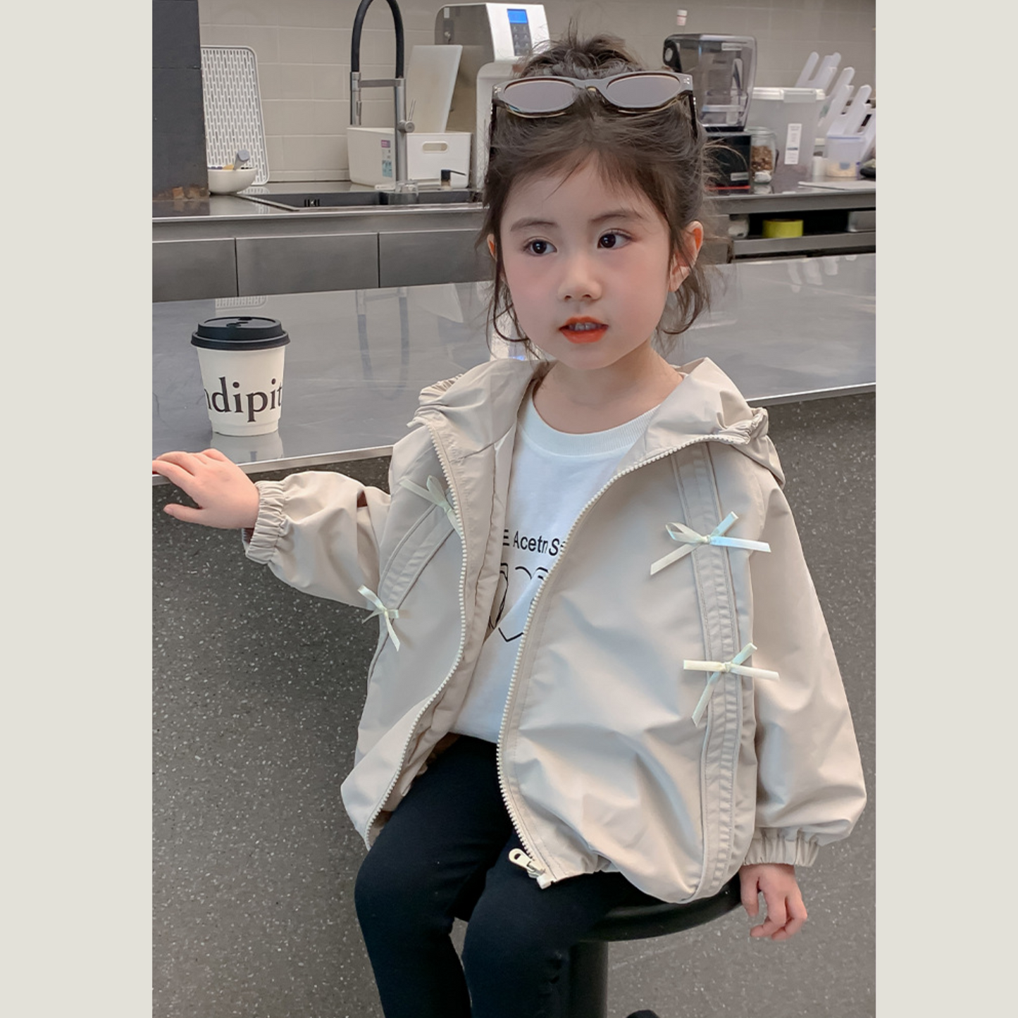 リボン付きフーディジャケット wrw25aw12