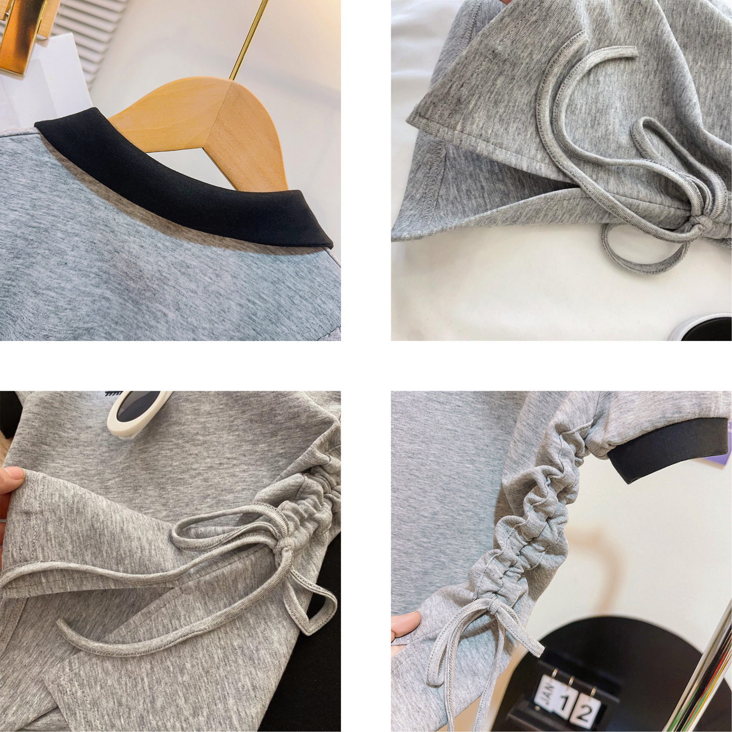【メール便OK】かわいい ドローストリングポロ スカートワンピース   wrw25ss431