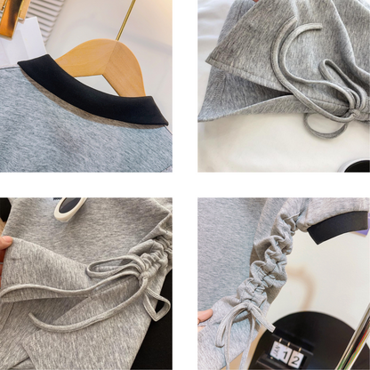【メール便OK】かわいい ドローストリングポロ スカートワンピース   wrw25ss431