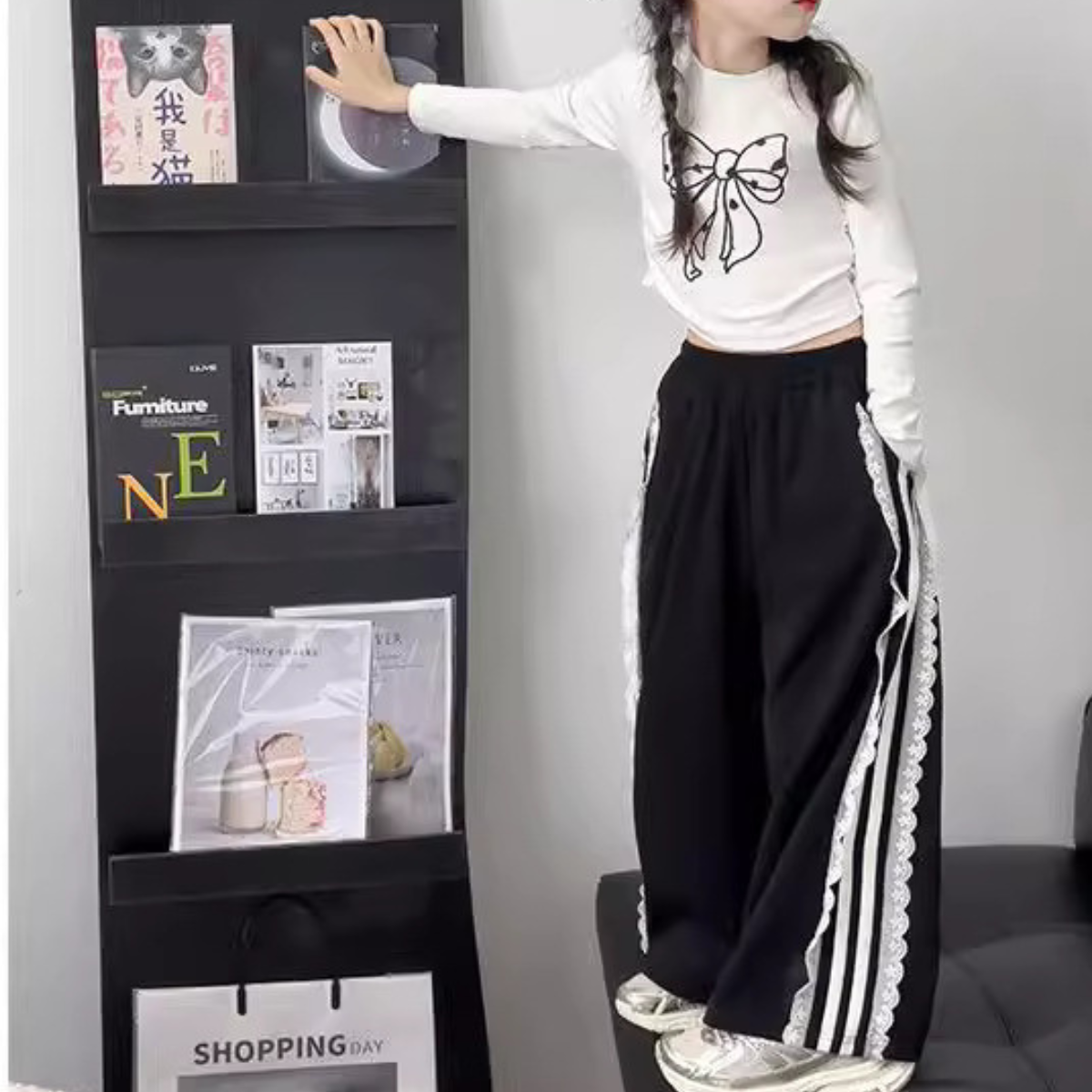 レースサイドフリースラインパンツ  wrw25sp136