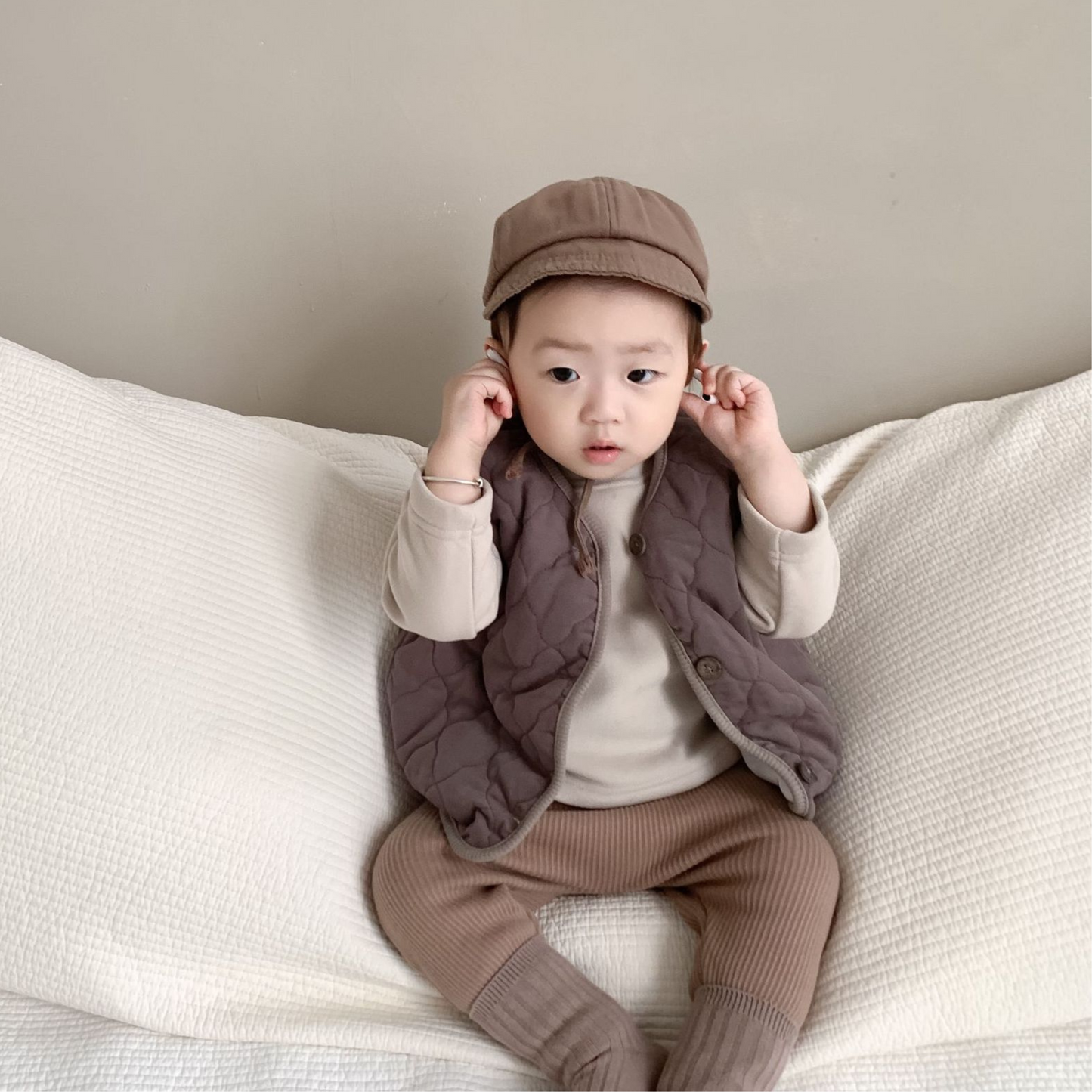 【メール便OK】キルティングベスト wrw24aw125