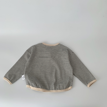 【メール便OK】ボーダーヘンリーネックロンT   wrw25aw132