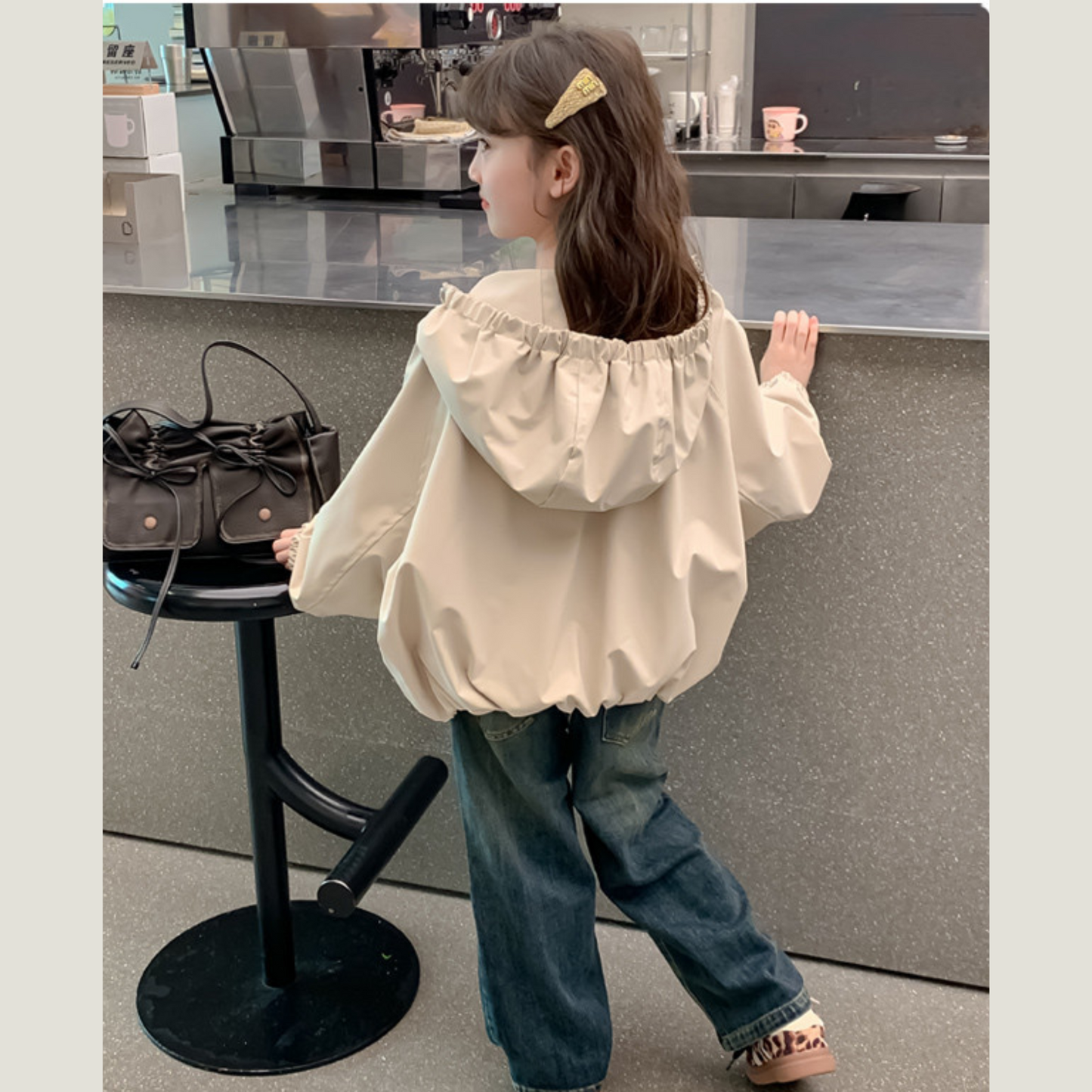 リボン付きフーディジャケット wrw25aw12