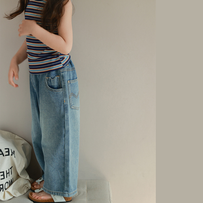 【メール便OK】ワイドデニムパンツ　wrw24aw063