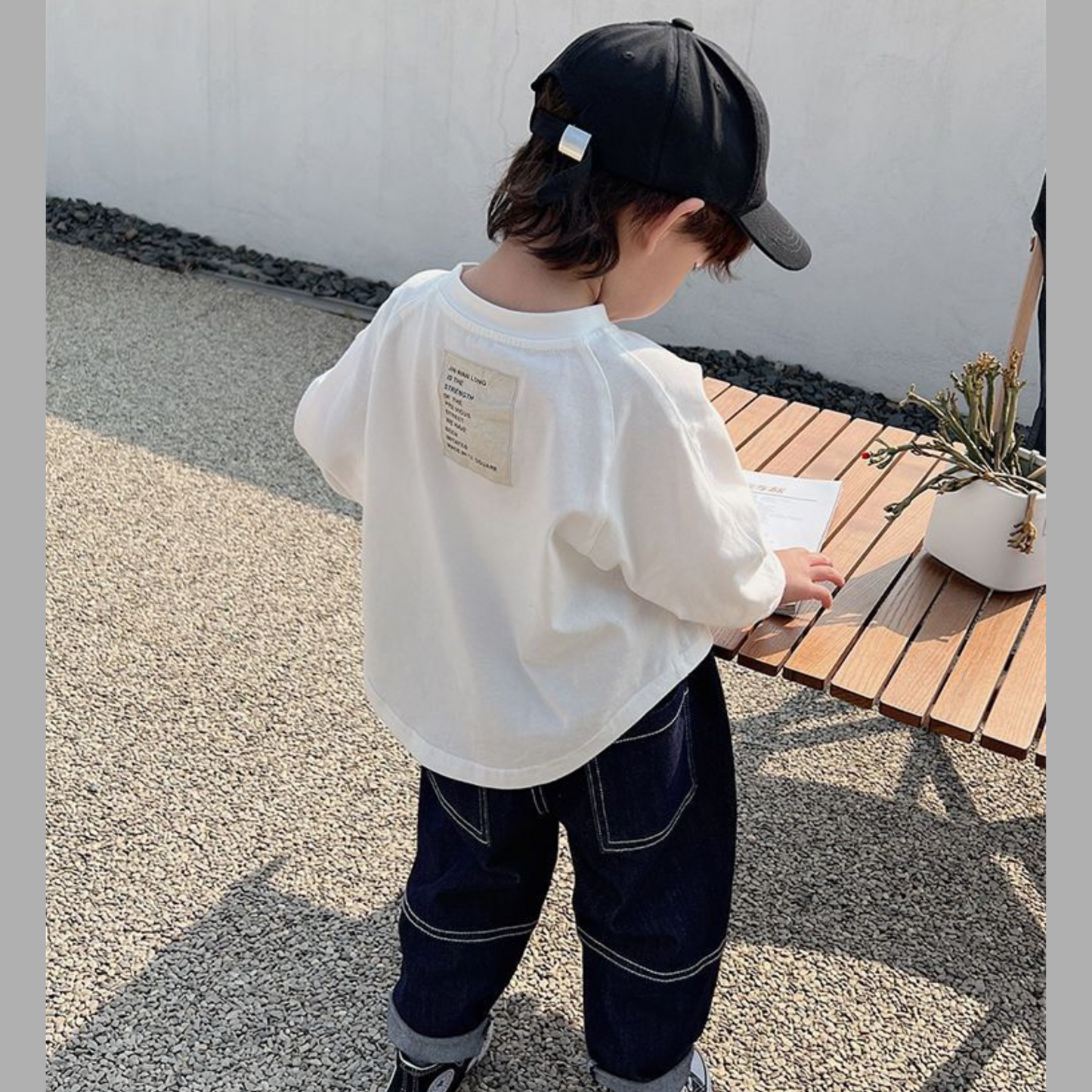 【メール便OK】秋に映えるバックタグロンT  wrw24aw014