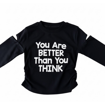 【メール便OK】袖スリット入りロンT    wrw25aw074