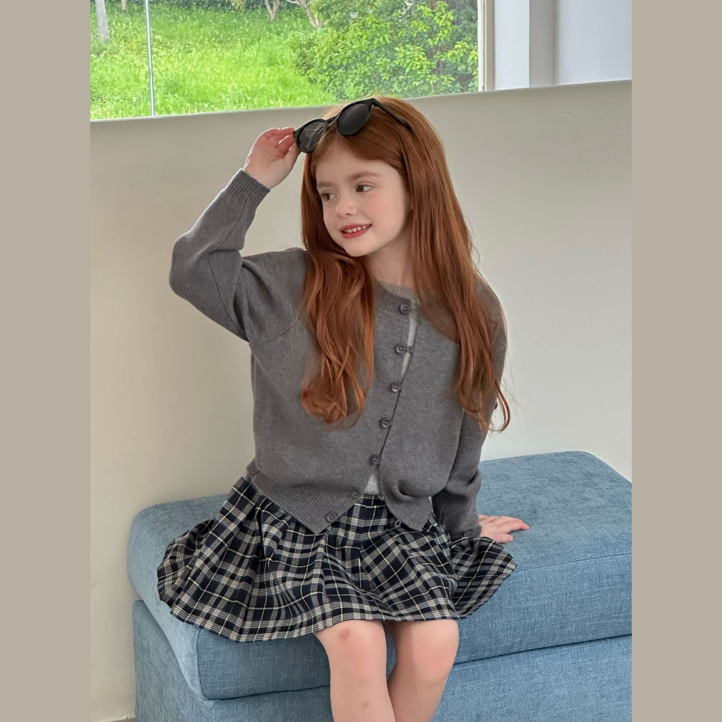 チェックプリーツスカート　wrw25aw092