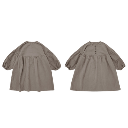 【2点セット】レース襟＋バルーン袖ワンピース　wrw24aw107