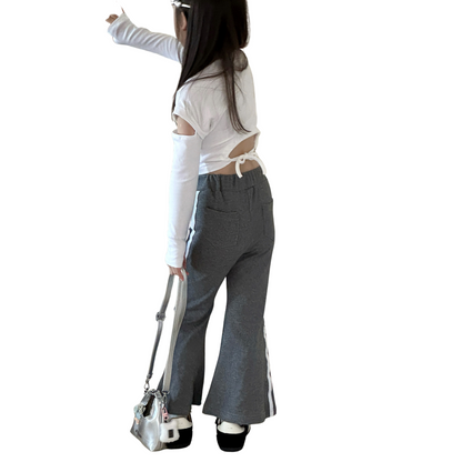 【メール便OK】スリット袖モックネックロンT   wrw25aw029