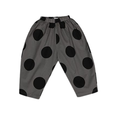 ボリューム袖トップスとドットパンツセットアップ　wrw24aw110 / wrw24ss321