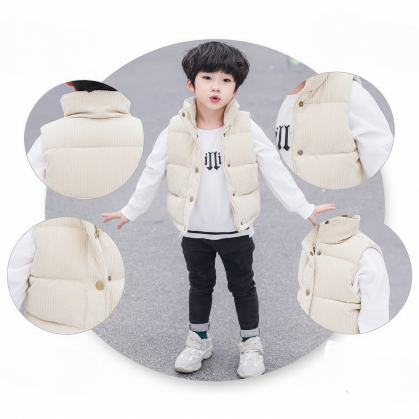 中綿コーデュロイベスト  wrw24aw284