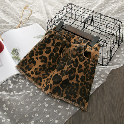 グラフィックロンTとレオパードスカートセットアップ　wrw25sp039